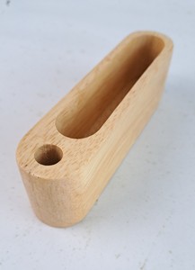 Prix d'usine Porte-cartes de visite en bois naturel écologique Nouveau design Organisateur de bureau avec logo personnalisé Emballage - Product Image 3