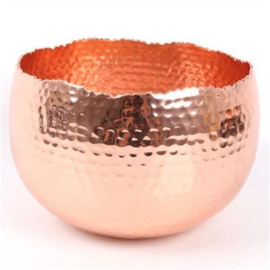 Bol de service en métal martelé de luxe décoration de table collations alimentaires bol de service vaisselle bol à salade pour la maison et l'hôtel - Product Image 5