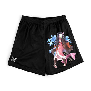 Shorts de sport en polyester spandex anti-rides pour hommes Shorts de basket-ball à cordon pour hommes Shorts en maille personnalisés - Product Image 4