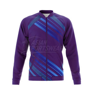 Vestes de rugby classiques, poignets en tricot côtelé traditionnels, vêtements de sport confortables en polyester doux - Product Image 6