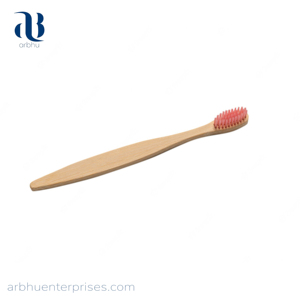 Brosse à dents jetable de luxe en bambou avec manche en bambou de 1.1 à 1.3 cm de largeur, brosse à dents écologique à 100% de charbon biologique - Product Image 3