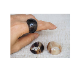 แฟชั่นเครื่องประดับสไตล์แหวนแตรน่ารักออกแบบทรงสี่เหลี่ยมสําหรับผู้หญิง partywear สวมใส่อุปกรณ์เสริมขายร้อน - Product Image 5