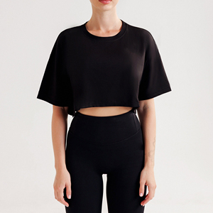 เสื้อยืดเอวลอยสำหรับผู้หญิงเสื้อยืดพิมพ์ลายสกรีนสำหรับฤดูร้อนใส่สบายและมีการออกแบบกราฟิกที่ทันสมัย - Product Image 1