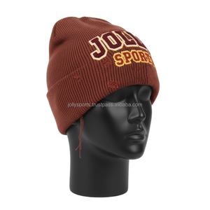 Gorro de Punto para Mujer, Suave, de Lana Acrílica, Cálido, Elástico, Colores Sólidos, Logotipo Personalizado, Bordado 3D, Gorro de Invierno, Gorro Jacquard - Product Image 3
