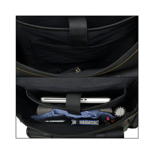 การออกแบบใหม่วินเทจเต็มเมล็ดของแท้กระเป๋าเป้สะพายหลังหนังม้าบ้าหนังแท้กระเป๋าคอมพิวเตอร์กระเป๋าเป้สะพายหลัง - Product Image 3