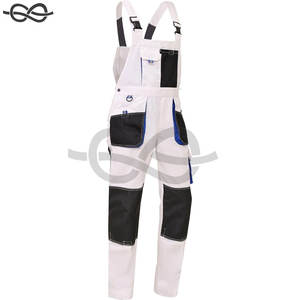 Salopette à bretelles pour hommes Salopette de travail avec poches pour genouillères Construction durable et confortable Agriculture Travail en plein air Heavy Duty - Product Image 3