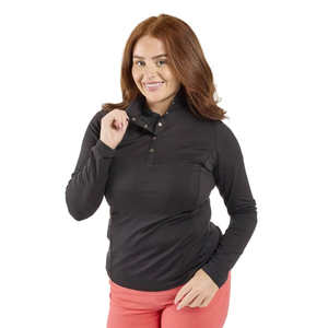 เสื้อโปโลผ้าฝ้ายคุณภาพสูงสำหรับผู้หญิง ขายส่งราคาถูก เสื้อทำงานถักสำหรับผู้หญิงสำหรับเล่นกอล์ฟ - Product Image 1