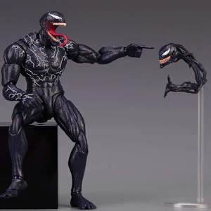 Figurine en plastique personnalisable Marvel Legends Venom, modèle de personnage de dessin animé de bonne qualité, jouet décoratif, nouvelle boîte, cible animale - Product Image 2