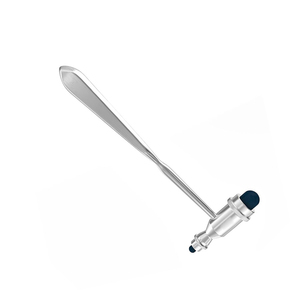 Martillo de percusión de acero inoxidable, herramienta de diagnóstico de reflejos neurológicos, instrumento médico con cabeza pesada - Product Image 6