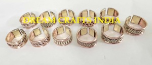 Copper Thumb <b>Ring</b> Latest Design Low Cost Indian Handicrafts Adjustable Arthritis Unisex <b>Finger</b> <b>Rings</b> Summer Jewelry Waterproof - Product Image 4