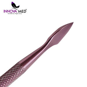 Pousse-cuticules en acier inoxydable, outil professionnel de manucure et pédicure, kit de soin des ongles pour salon, par Innovamed - Product Image 6