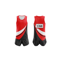 Maillots de sport sans manches Pro Track and Field pour marathon et course à pied, tissu respirant, design personnalisé