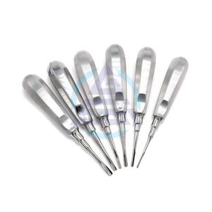 Elevador de Raíces de Acero Inoxidable, Herramientas Dentales, Elevador de Raíces Recto y Curvo, Instrumento de Laboratorio Dental - Product Image 1