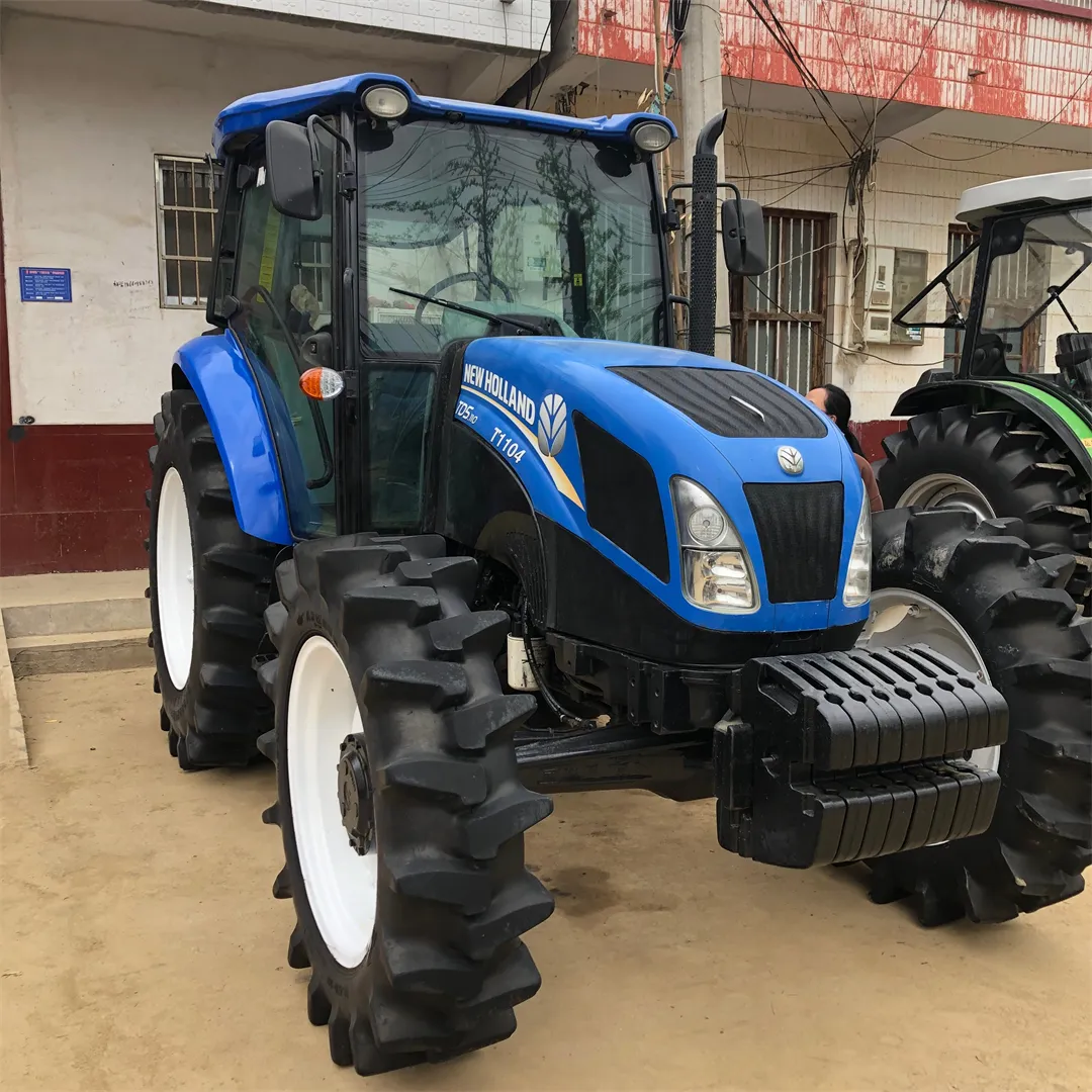 Tracteurs agricoles New Holland d'occasion de haute qualité TD5.110 tracteur agricole NEW HOLLAND T1104 sur modèle d'importation