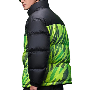Nueva moda pluma de ganso brillante burbuja hombres Puffer chaqueta hombres puffer chaquetas personalizadas para OEM con diseño de logotipo - Product Image 2