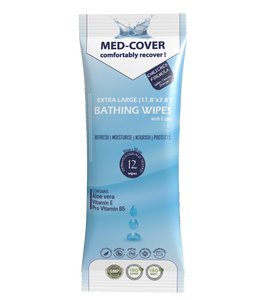 Lingettes nettoyantes et revitalisantes pour le corps à la vitamine C sans rinçage avec hydratant - Product Image 1