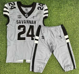 Ensemble d'uniformes de football américain Elite, taille plus, respirant, séchage rapide, tissu extensible durable, logo en silicone, impression par sublimation personnalisée - Product Image 4