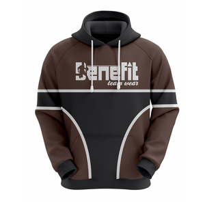 Sweat à capuche en molleton pour homme, coupe ajustée, taille américaine, personnalisé, mélange de coton et de polyester, manches régulières, doublé, couleur unie, automne - Product Image 1