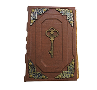 Elegante diario de Cruz dorada con cubierta de cuero de alta calidad para oficina y uso personal disponible para la venta