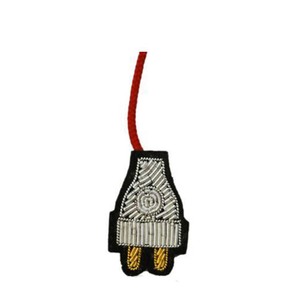 Insignias de cobre y oro con motivo creativo de China del proveedor superior, broche de guitarra bordado a mano, moda decorativa Simple - Product Image 6