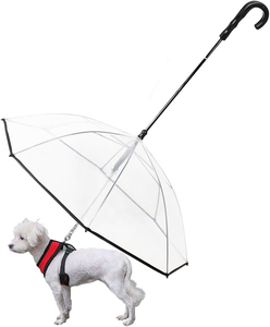 Paraguas Transparente Impermeable Antideslizante Ajustable para Perros Hakuna <span class=keywords><strong>Matata</strong></span>, 64 cm de Largo, 70 cm de Ancho, Material de Poliéster y PVC - Product Image 1