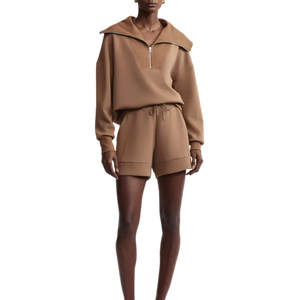 เสื้อเชิ้ตผู้ชายแบบมีซิปครึ่งตัวเสื้อเชิ้ตแขนยาวสไตล์ลำลองสั่งตัดโลโก้ได้ตามต้องการ - Product Image 3