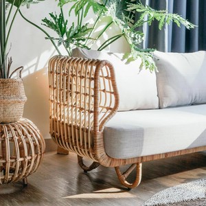 โซฟาหวายไม้ไผ่สำหรับตกแต่งสวนกลางแจ้งทำจากเวียดนาม - Product Image 5