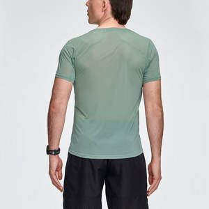 เสื้อยืดผู้ชายที่มีความยาวปกติระบายอากาศได้ดีสวมใส่สบายทำจากผ้าฝ้าย100% - Product Image 2