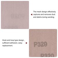 Disque abrasif en maille à crochets et boucles sans poussière personnalisable, support OEM, grain 40-2000, Jaze Hardware CN