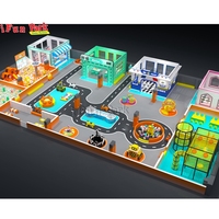 Ifun équipement de terrain de jeu intérieur pour enfants nouveau et personnalisé équipement de jeu de rôle équipement de terrain de jeu intérieur commercial à vendre