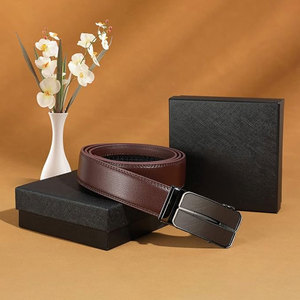 2025 cinturones de cuero de vaca informales hechos a medida de calidad superior para hombres con hebilla de acero hechos en Pakistán - Product Image 6