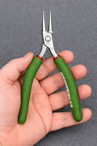 LUMINEX IMPEX Tronex 531 Round <b>Nose</b> Jewelry Pliers Long Tip Precision Loop Tool Stainless Steel Custom Handle - Product Image 4