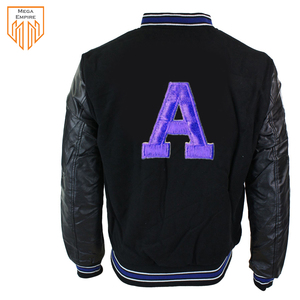 Veste de baseball universitaire pour homme, personnalisée, en laine polaire imprimée, imperméable et respirante, de haute qualité, vente en gros - Product Image 4