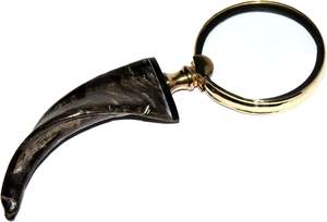 Antiguo estilo Vintage latón hecho a mano cuerno lupa Mesa Premium decorativo Metal artesanía - Product Image 5