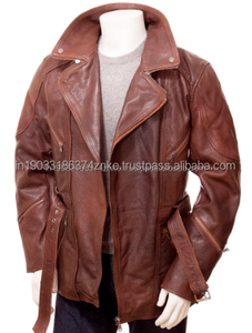 Llegada por encargo para hombre de piel de oveja chaquetas de cuero para hombre B3 bombardero aviador chaqueta de piel de oveja moda para hombre chaquetas de Bombardero - Product Image 2