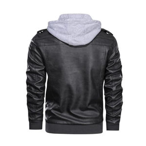 เสื้อแจ็คเก็ตหนังระบายอากาศสำหรับผู้ชายเสื้อแจ็คเก็ตหนังสำหรับผู้ชาย - Product Image 6