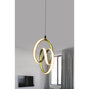 Lampada a sospensione moderna oro luce del giorno lampadario a Led 1 anno di garanzia firma lampadario a LED