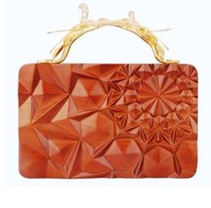 Meilleur type personnalisé de résine artisanale indienne Acheter embrayage de boîte en résine embelli noir - Product Image 5