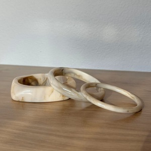 Handmade Waterproof Mixed Colored Resin Bangle Customizable Colors Logo Stylist Design Elegant Trendy Unisex Business Fashion - Product Image 2