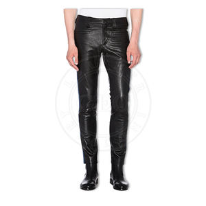 Venta al por mayor de pantalones de cuero Vegano para hombre, diseños modernos para boutiques - Product Image 3