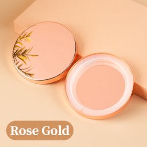 مصنع مخصص فاخر مرآة لامعة وردي معدن ذهبي غطاء مسطح عيد الحب وأغطية موك فقط - Product Image 3