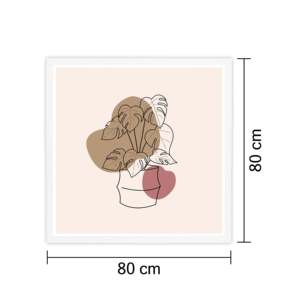 White Classical Style 80 X 80cm MDF Wooden Picture <b>Frame</b> for Display and Home Decoration Sizes Include A1 A4 <b>4x6</b> - Product Image 4
