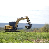 Excavatrice Groundhog ZH70D 2026, 70 CV, capacité de la benne de 8 m³, poids opérationnel de 13 600 lb