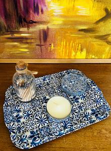 Bandeja de Servicio de Diseño con Recubrimiento de Esmalte de Madera MDF, Bandeja de Mesa de Alta Calidad para Hoteles y Restaurantes - Product Image 5