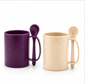 Juego de Tazas de Acai y Fibra de Bambú - Taza de Café Reutilizable, Biodegradable y Duradera - Hecha en Brasil - Product Image 2