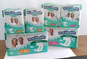 Pañales grandes Prohealth para adultos, 30 piezas, mejor precio, venta al por mayor, pañales médicos desechables de alta calidad para pacientes con todo impreso - Product Image 4