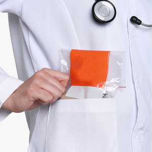 Blouse de laboratoire durable personnalisée en poly coton mélangé tissu respirant résistant aux taches pour les femmes personnel médical - Product Image 5