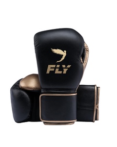 ถุงมือชกมวยสีดำทองรุ่นใหม่ล่าสุด สำหรับฝึกซ้อมและแข่งขัน รุ่น CP-BG-86 - Product Image 1