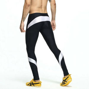 Leggings pour hommes séchage rapide respirant entraînement haute qualité vêtements de sport personnalisés hommes Fitness Leggings - Product Image 3