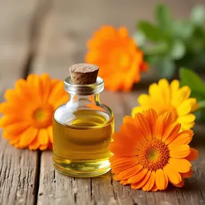 OEM Wholesale Calendula Infused Cold Pressed Carrier <b>Oil</b> Bulk Pure Natural Cosmetic Grade Skin Care Body Care <b>Baby</b> Care Massage - Product Image 2